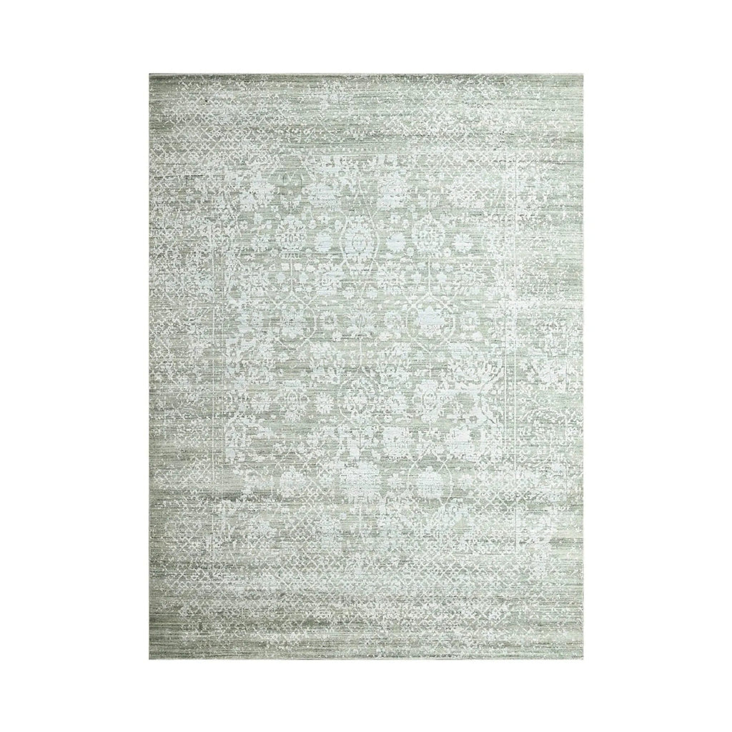 8x10 Gray, Beige Hand Knotted 100% Wool Modern & Contemporary Oriental Area Rug