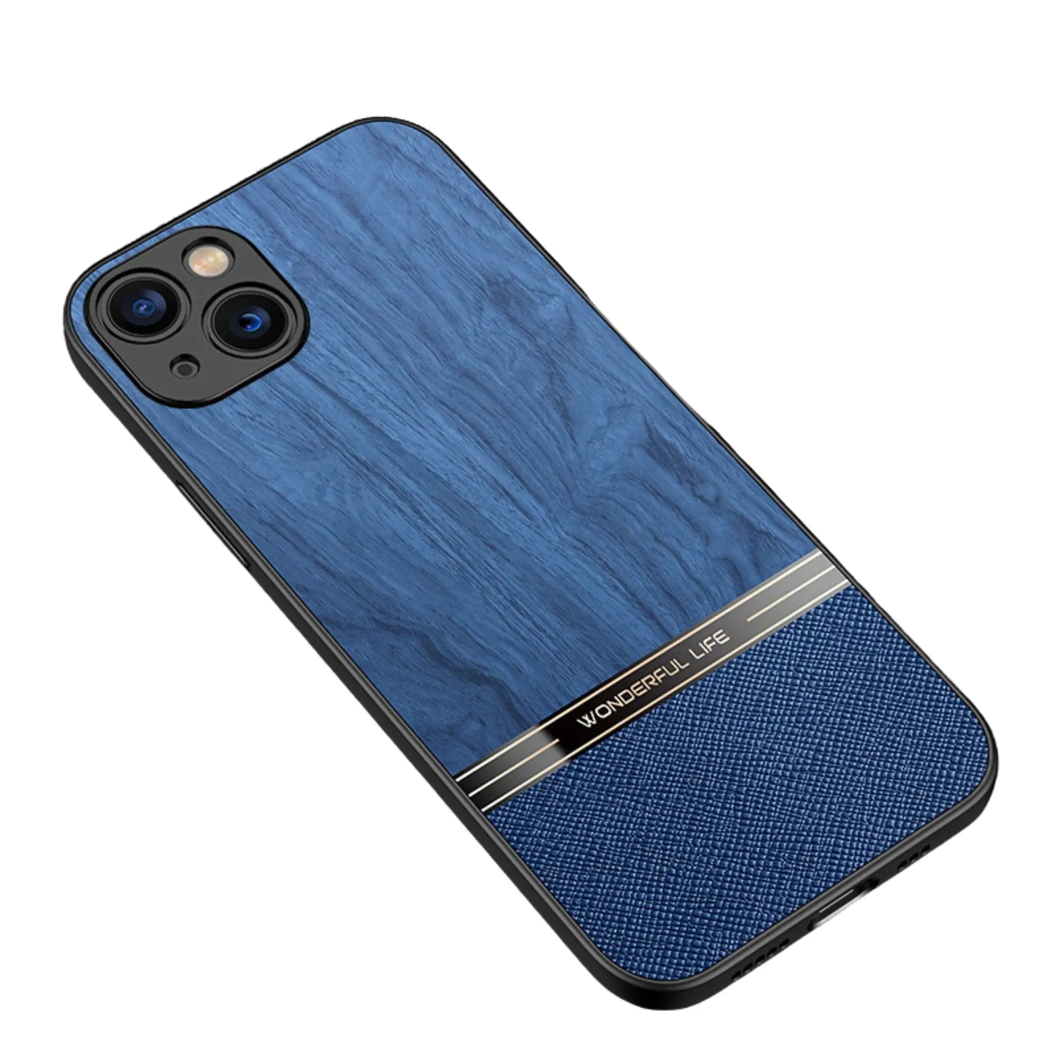 Anacotte iPhone 14 Pro frosted wood grain phone case